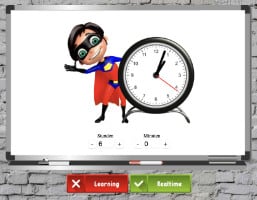 Clock online with Superman