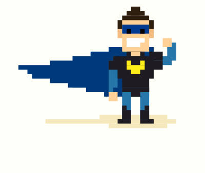 Pixel Art Generator superhero