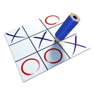 Gioco Del Tic Tac Toe 'Big Eat Small' - Versione 2 Giocatori, Gioco Da Tavolo Educativo Per Bambini E Famiglie