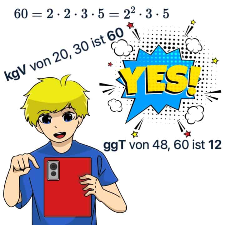 Primfaktorzerlegung, ggT und kgV online berechnen