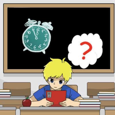 Mathefritz Uhrzeit lernen