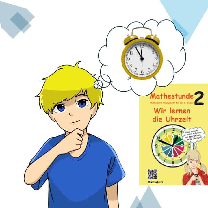 Wir lernen die Uhrzeit Übungsheft als Download