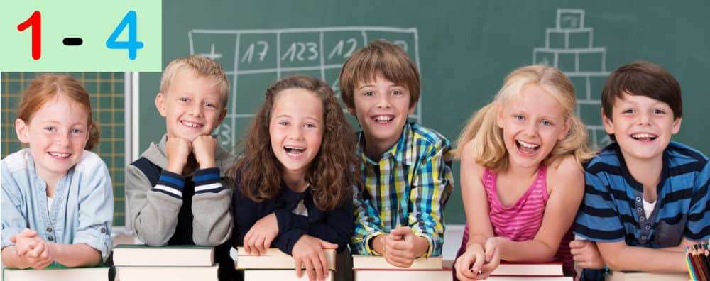 Mathe Basics für die Grundschule Klasse 1 - 4 online üben