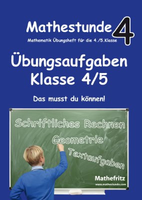 Übungsbuch Mathematik Klasse 4 komplett