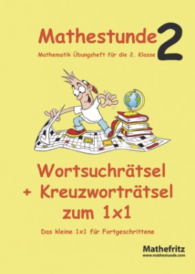 Kreuzworträtsel und Wortsuchrätsel zum Einmaleins